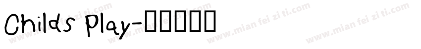 Childs Play字体转换